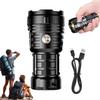 Pocket Flashlights High Lumens LED Pocket Flashlights Waterproof Handheld Spotlight Rechargeable Handheld Torch Handheld Torch