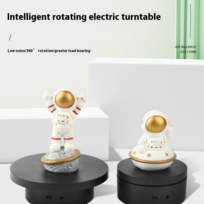 14cm USB Powered Electric Rotating Display Stand Jewelry Photography Turntable