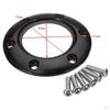 Universal Car 6 Bolts 70mm Steering Wheel Horn Center Ring Black