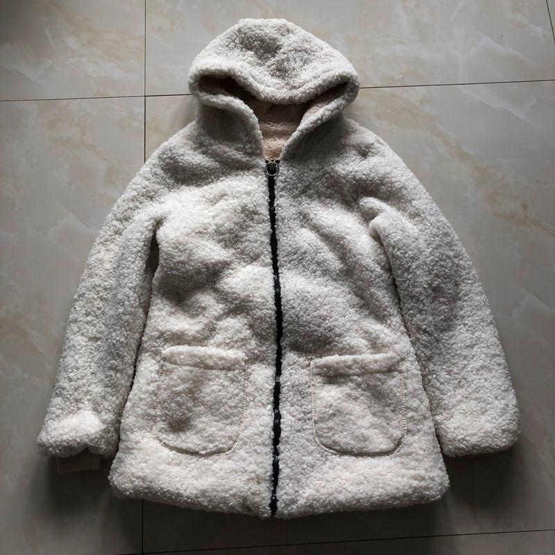 

Набитое Утолщенное Хлопковое Пальто Зимнее Новое Одежда Женская Мода Воротник с Капюшоном Длинный Рукав Карман на Молнии Кардиган Верхняя Одежда 30229 Rice White A- 9-29-1 +1 XL