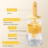 Seasoning Jar Glass Spice Dispenser Quantitative Countertop Kitchen Canister Sugar Bowl Condiment Bottle with Telescopic Spoon