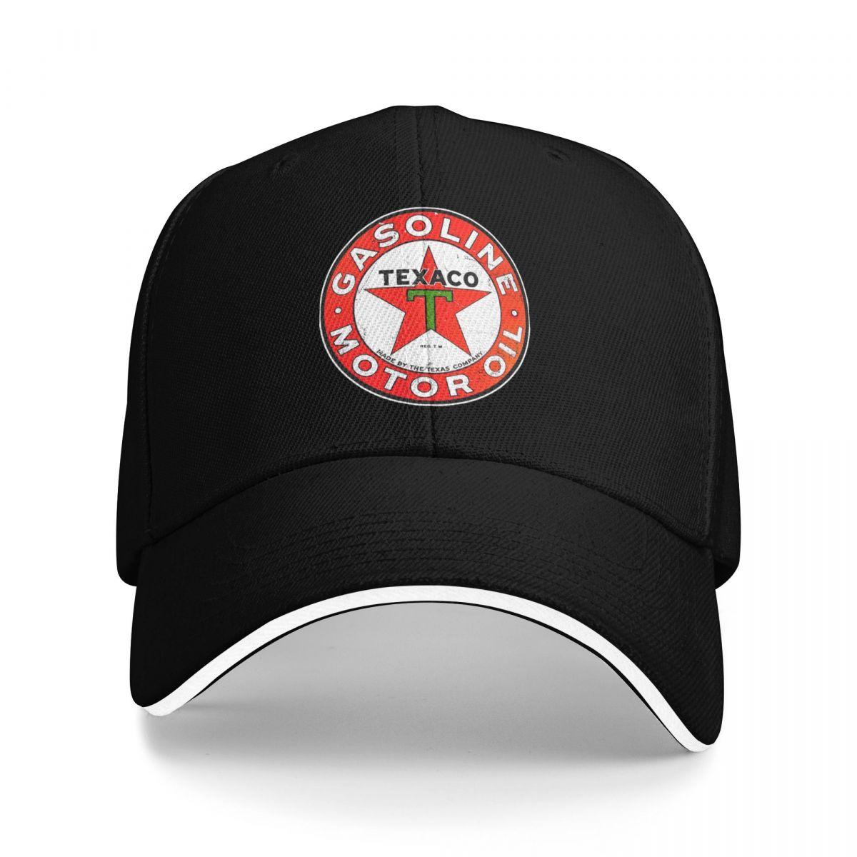 

Petrole Et Gaz Texaco Oil And Gas Baseball Caps Snapback Baseball Hats Breathable Casual Casquette Outdoor Unisex One Size