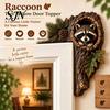 Chipmunk Shelf Sitter 2Pcs Tree Hollow and Animal Wooden Door Topper, Rustic Forest Style Decorative Country Decor for Windowsills Corner Decor,