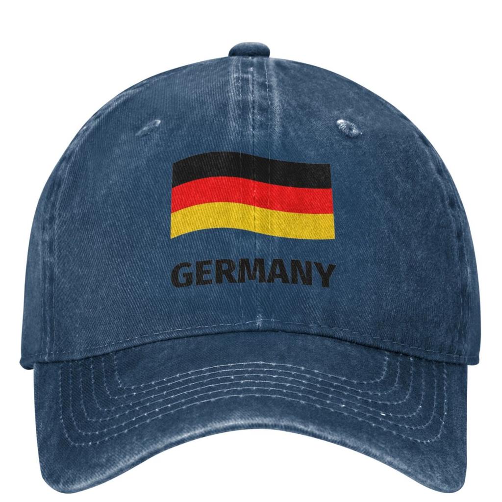 GerUnisexy Flag Baseball Cap GerUnisex Tennis Skate Breathable Trucker Hat Unisex Unisex Vintage Sun protection Snapback Cap