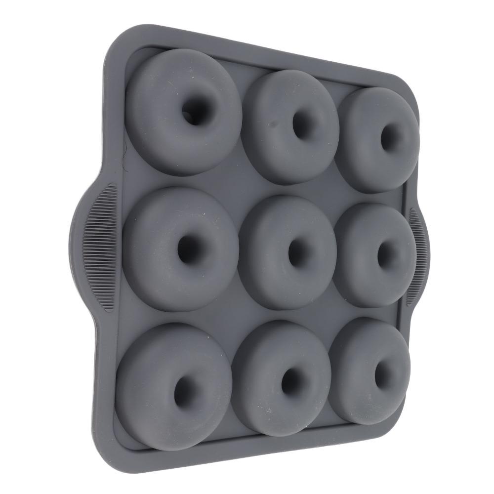 Non-Stick Surface Silicone Donut Pan Food-Grade Silicone Ring Cake Mold Baking Tray  Oven Baking