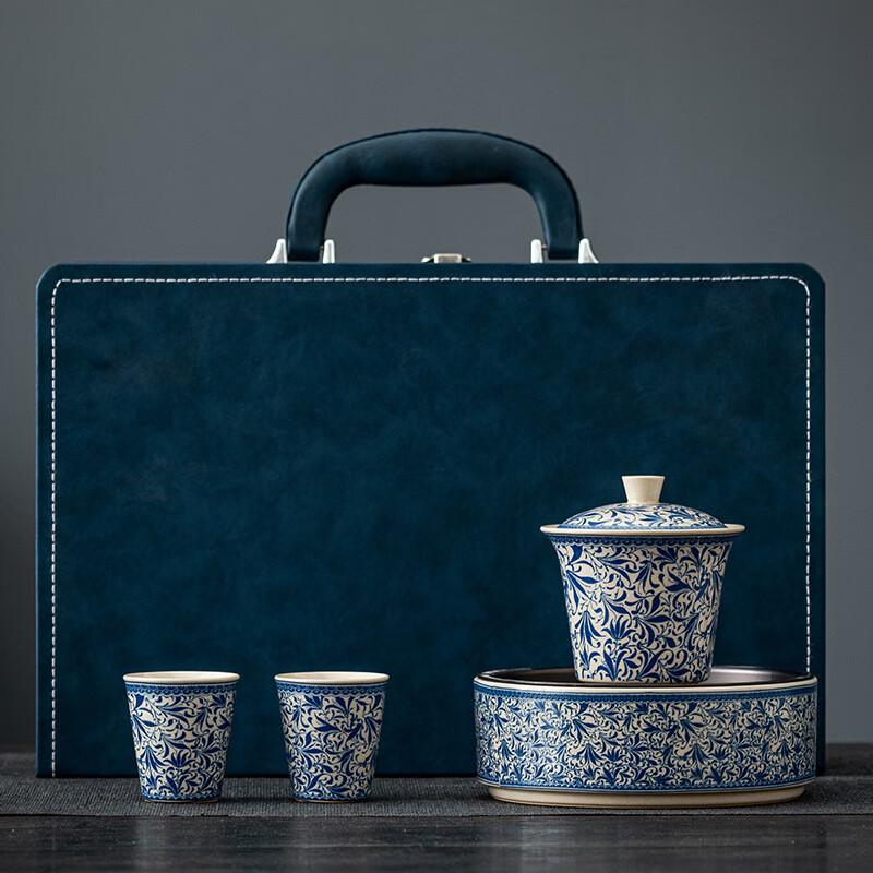 

Chinese Ceramic Tea Set Gift Box