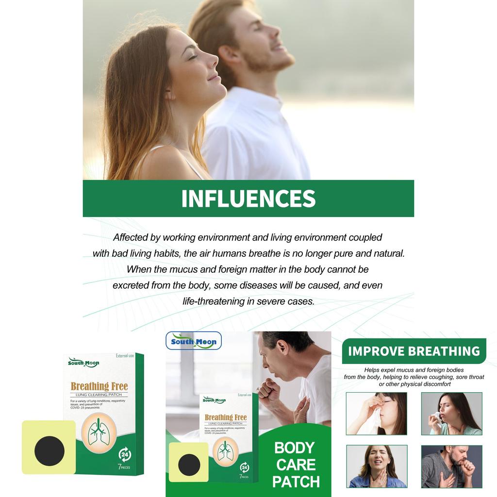 South Moon Body Care Patch Soothing Relief For Throat And Respiratory Comfort
