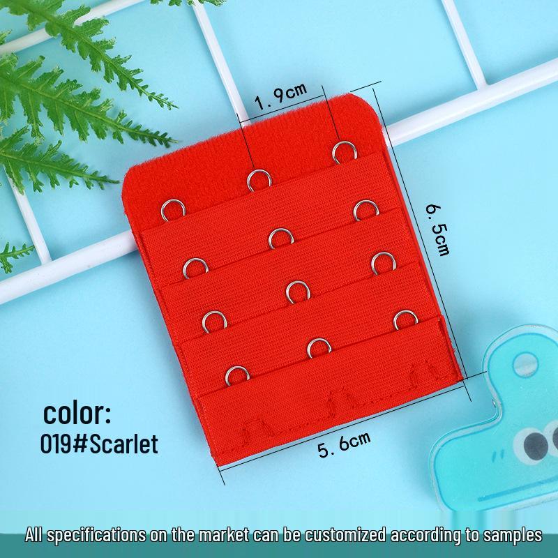 Bra Extension Buckle: 4 Rows, 3 or 4 Buckle Options, Stainless Steel, Large Size Adjustable Extender.