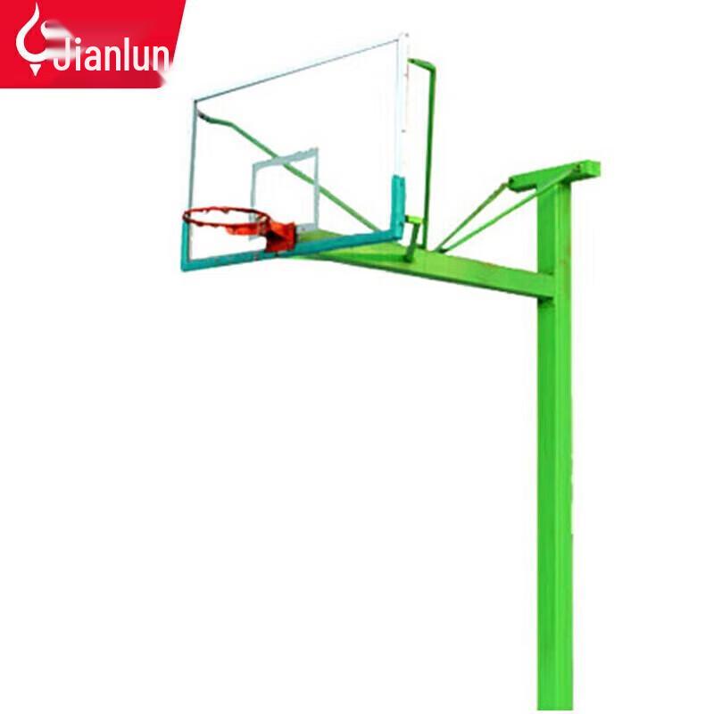 JEEANLEAN Outdoor Mobile Steel Basketball Hoop