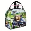 1pc, Golf Cart On Green Grassy Field Printed Thermal Bag, Insulation Bag, Insulated Bag, No Food Contact, Suitable for Home, Res