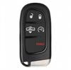 Xjmynb For Jeep Grand Cherokee Dodge Ram 1500 Journey Dart Challenger Durango 2/3/4/5 Buttons Remote Car Key Shell Case Fob