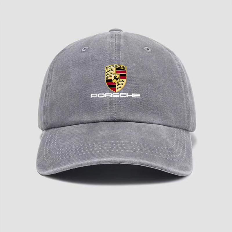 Porsche Auto Baseballpet Vizier Zonnehoed Unisex Verstelbare Zonbescherming Hoed Voor  Cayenne Panamera Macan Boxster Cayman 718 911 Sticker
