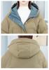 2024 Women's Mid-Length Down Cotton Jacket: Korean Style, Loose, Thick, Casual Winter Coat