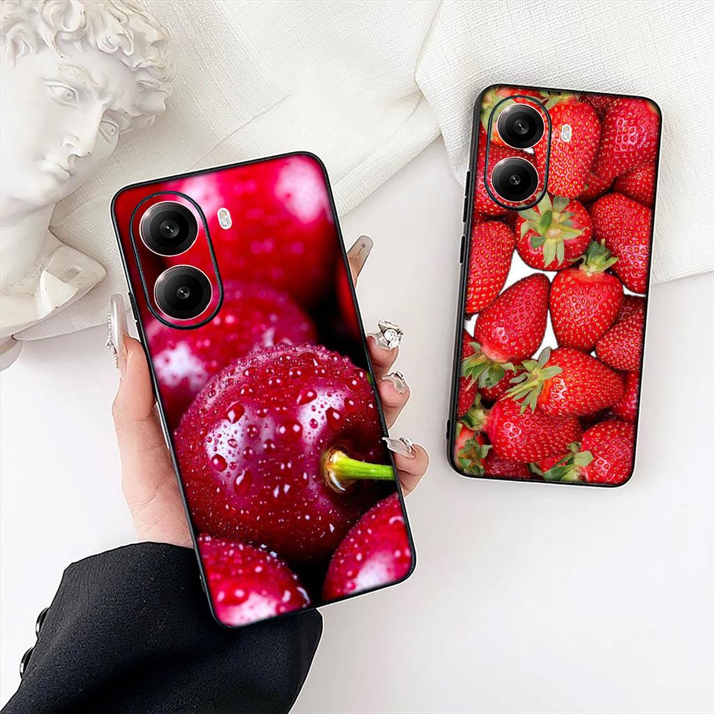 Cherry Strawberry Fruit Summer Avocado Cherry for Motorola Moto Edge 50 30 Fusion 40 NEO Ultra Pro G22 G23 G35 G84 G13 G53 Case