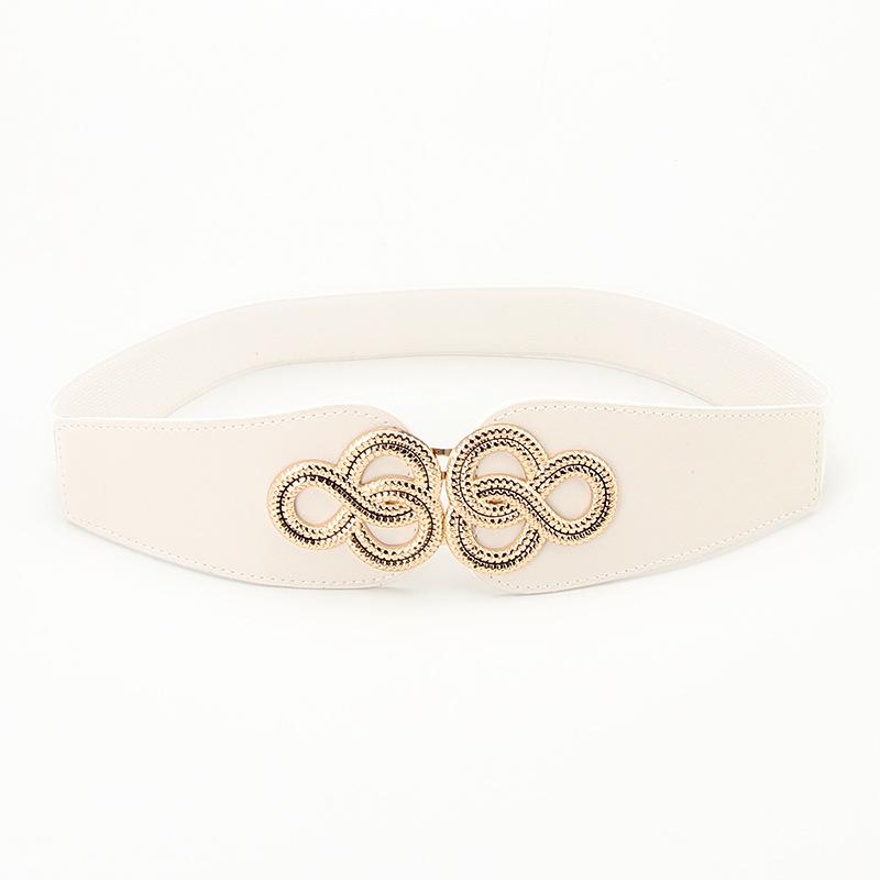 The New Elastic Elastic Belt Is A Fashionable and Elegant Women's Outerwear Dress with A Retro Elastic Waistband for Women