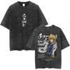Kingdom hearts Maglietta Lavata 2026 Nuovo Modello personalità Vestiti camicia Abbigliamento per tutto l'anno Streetwear Alla moda Vintage Traspirante