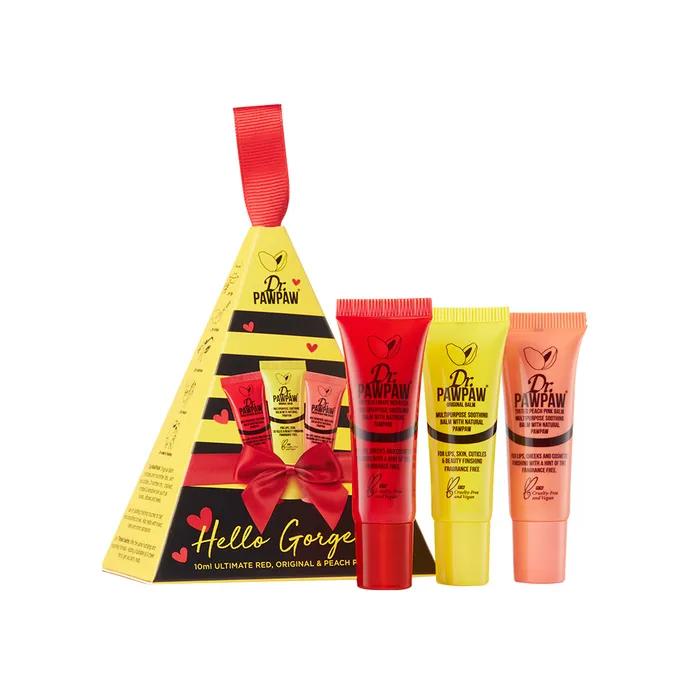 Tinted Mini Color Balm Trio (Original + Red + Peach Pink)