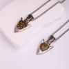 1PC Vintage Stainless Steel Myth of North Europe Viking Arrow Necklace Men Odin Compass Necklace for Men Jewelry Gift for Him