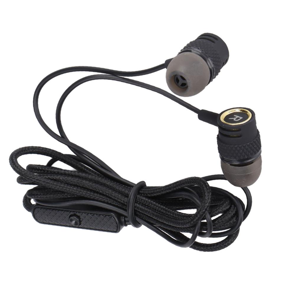 JY‑075 3.5mm Plug Headphones Noise Isolation Wired Earbuds with Mic and Call Controller for Exercise