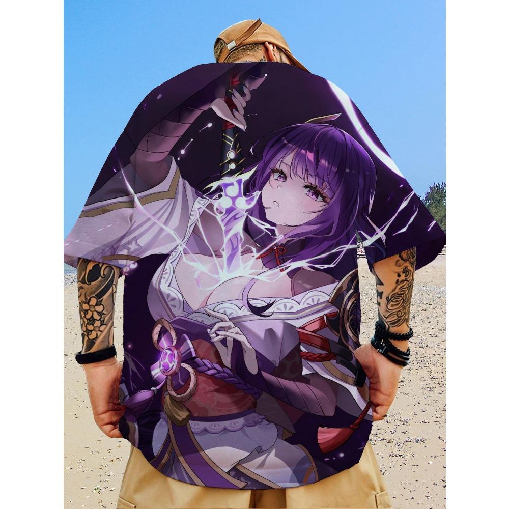 Men's T-shirt Anime Girl Character T-shirt 3D T-shirt