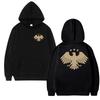 European-Size Unisex Harajuku Black Sweatshirt - Autumn/Winter