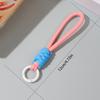 Paracord Braided Woven Keychain Lanyard Buckle Emergency Survival Bagpack Key Ring Wristlet Strap Car Trinket Key Holder