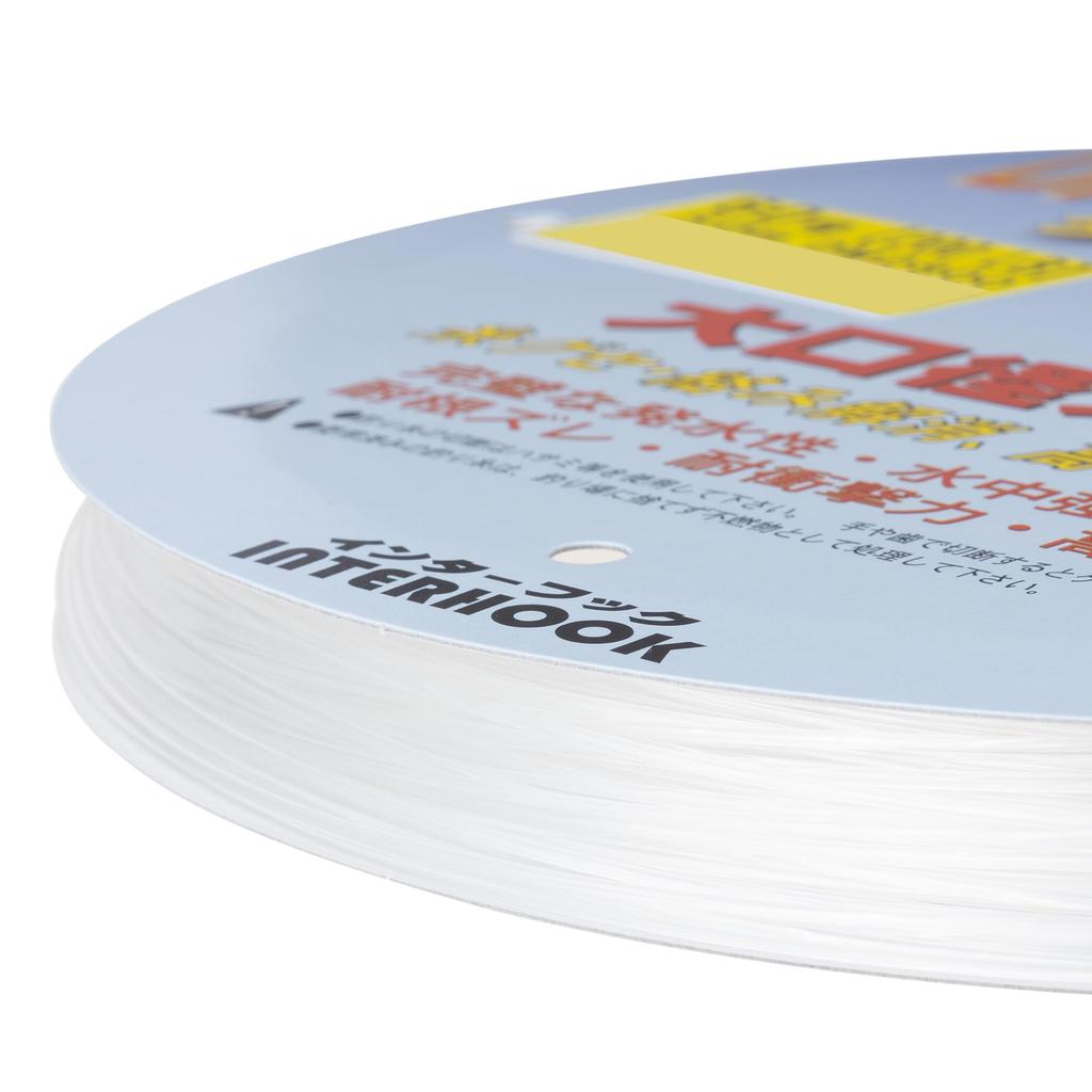 Interhook Super Line for Big Size 50m Spool Length DAINA-MAXIMUM Fish, Crystal, 60,