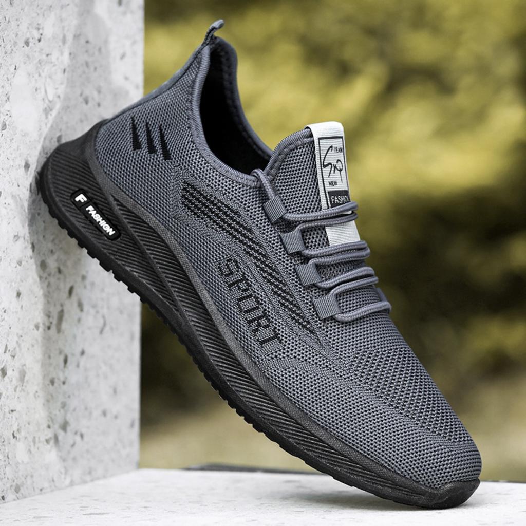 Men's Summer Shoes, Fly Woven Casual Shoes, Men's Breathable Soft Soled Shoes