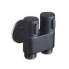 Zinc Alloy Angle Valve Wall Mount Toilet Bidet Sprayer Set One In Two Out Water Cleaning Sprayer for Bathroom Toilet Accessories