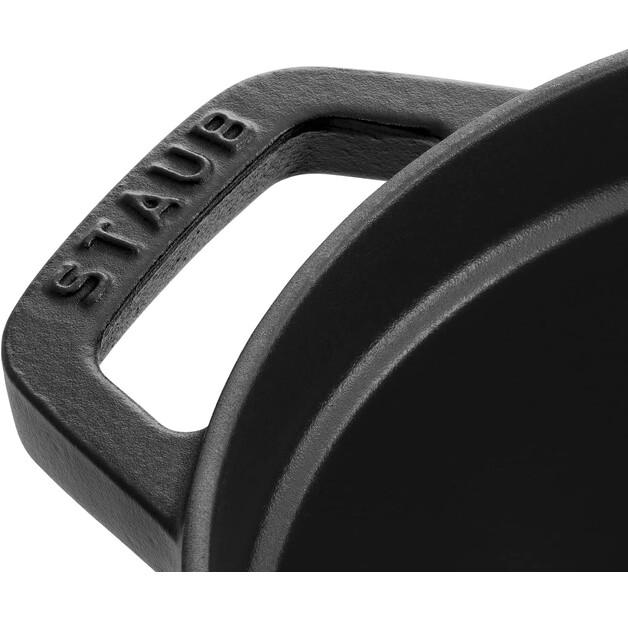 Кокотница Zwilling Staub овальная 49,3×41 см черная 12 л (40509-509-0)