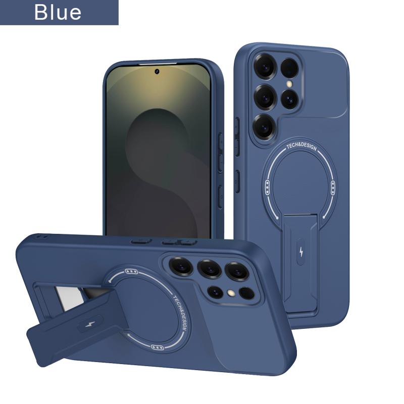 Odolný kryt s držákem pro Magsafe pro Samsung S26 S25 S24 S23 S22 Ultra Plus Edge FE A35 A36 A52 A54 A16 A15 A14 A12 A07 A06