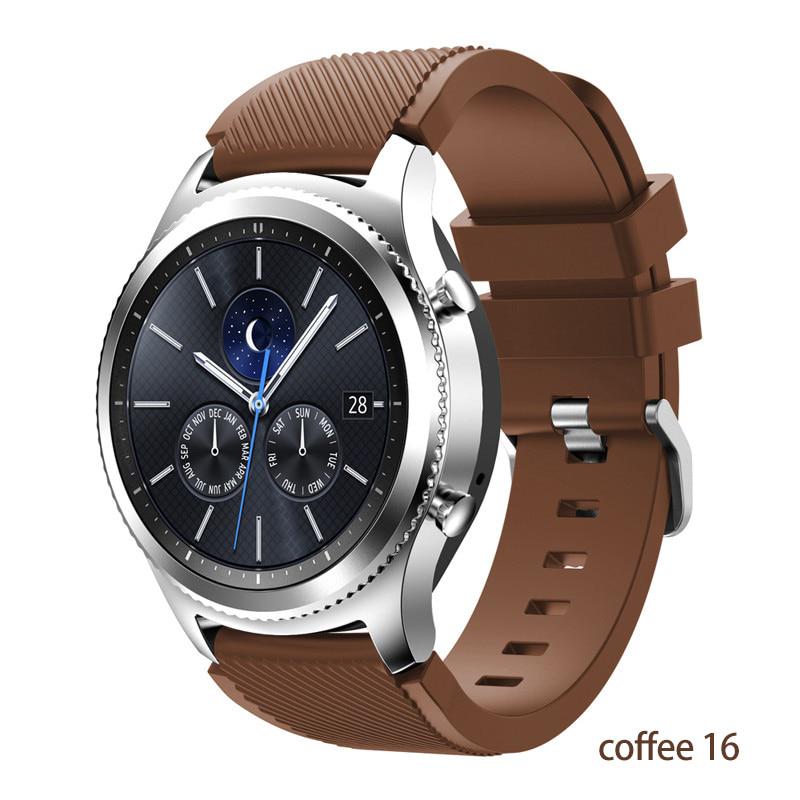 20mm 22mm Band for Samsung Galaxy Watch 4/Classic/46mm/42mm/active 2 Gear s3/S2 Silicone Bracelet Huawei GT/2/GT2/3 Pro Strap