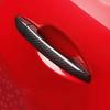 Carbon Fiber Door Handle Cover Trim For Mazda 2 Demio 3 6 CX3 CX5 CX8 CX9 LHD