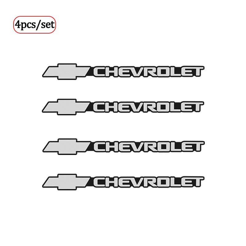 4pcs/10pcs Set Modified Car Logo Audio Stickers Decorative Decals For Chevrolet Corsa Aveo Matiz Onix Camaro Cobalt Beat Groove