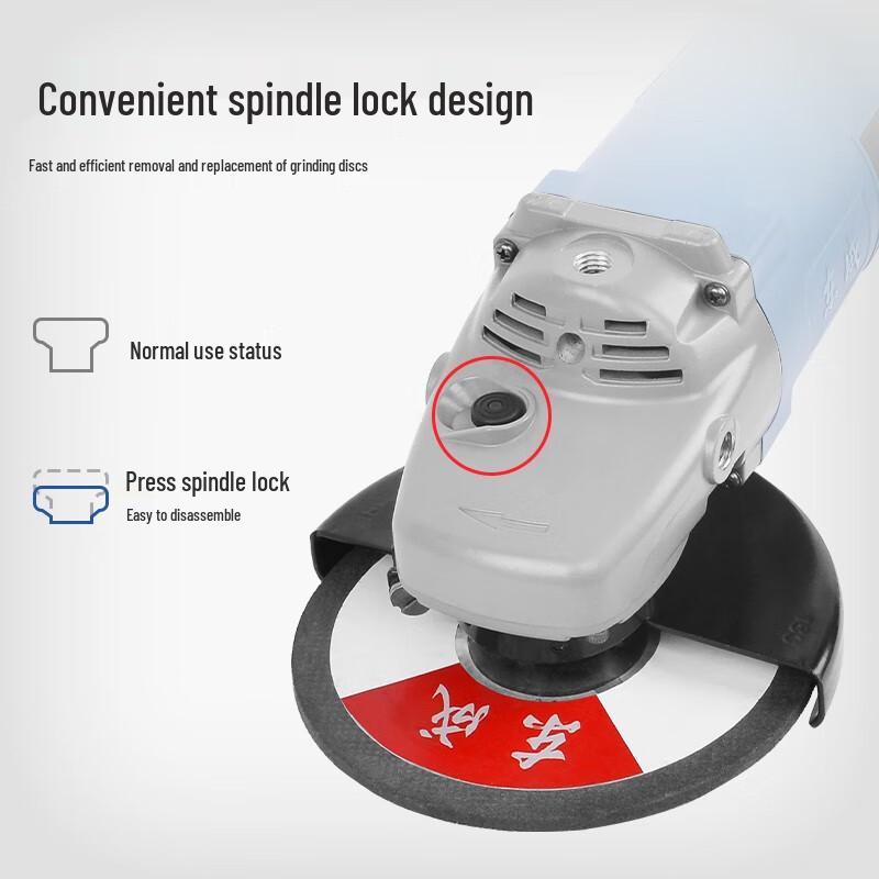 Dongcheng S1M-FF-180SH Angle Grinder CN Plug (adapter Included)
