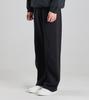Beoteunseoul Lycra Curved Elastic Waist Pants (Black)
