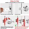Security Door Lock Plastic Safety Locker Latch Locks Portable Household Dorm Bathroom Doors Stopper Supplies Gift