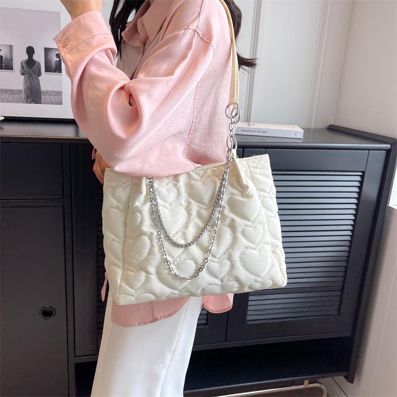 Casual Commuter Messenger Bag Spring New Large Bag Women's Large-capacity Tote Bag Fashionable and Simple Shoulder Bag