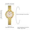 European Style Bestseller Ladies' Waterproof Quartz Wristwatch with Simple Polygonal Design and Mesh Strap - Model 1642
