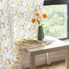 Cortinas Florais Estilo Coreano para Quarto de Menina - Decoração Fresca para Janela Saliente