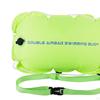 Floating Swim Buoy for Swimmers with Compact Waist Belt 12kg Folding Double Inflatable Cushions
