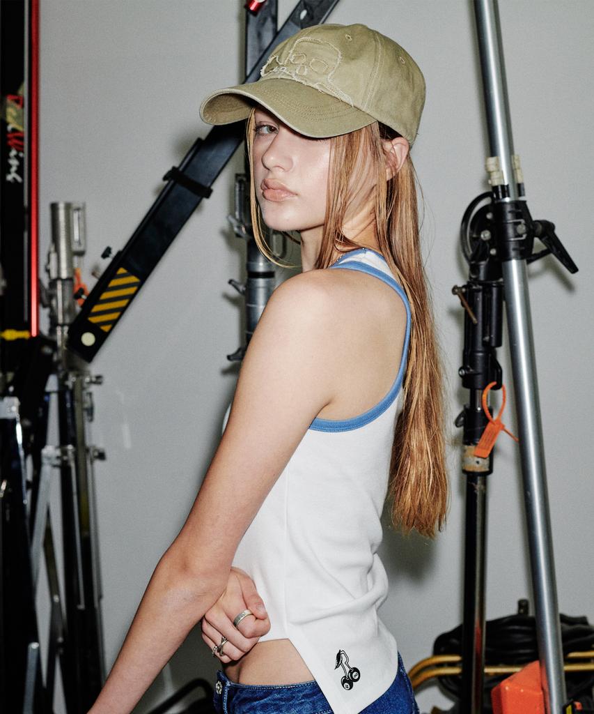 Leoninghai Skull Washed Ball Cap [Beige]