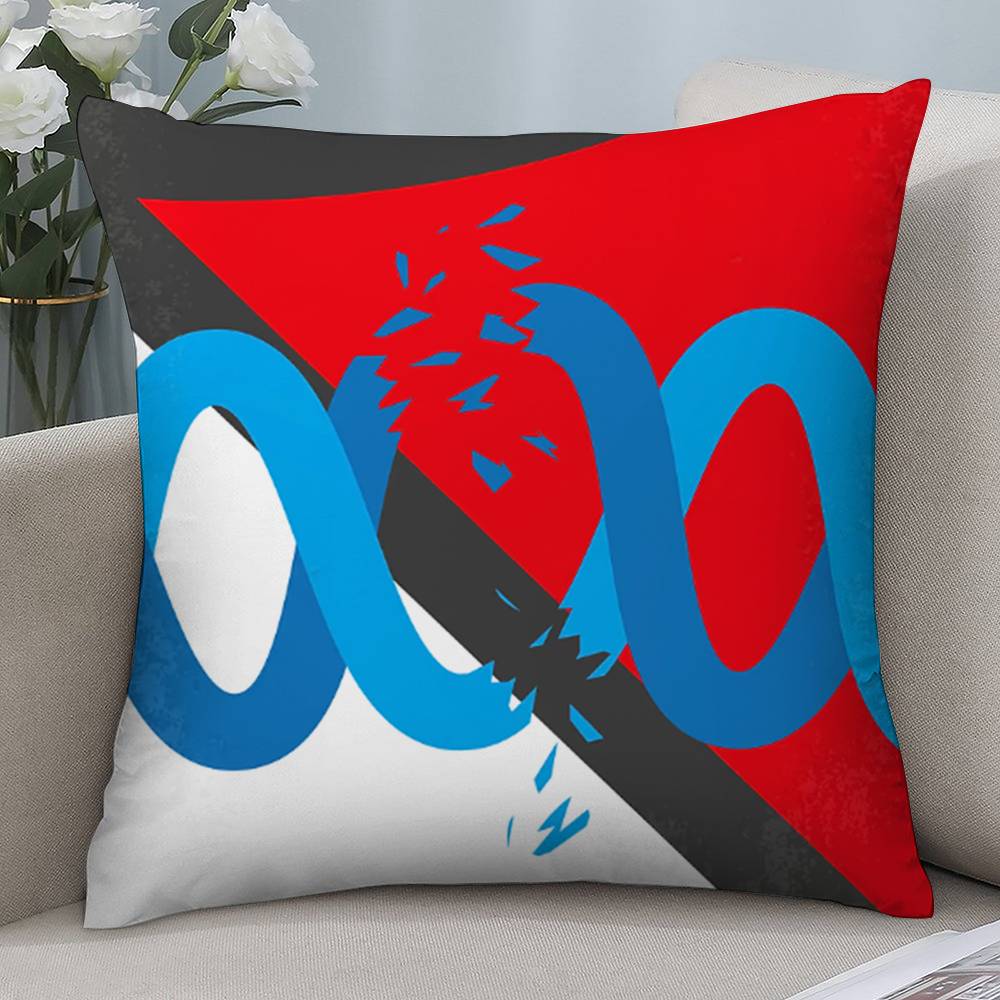 Horro R-Resident E-Evil Pillow Case Short Plush Double-sided Print Square Throw Pillow Covers Sofa Home Cushion Decor