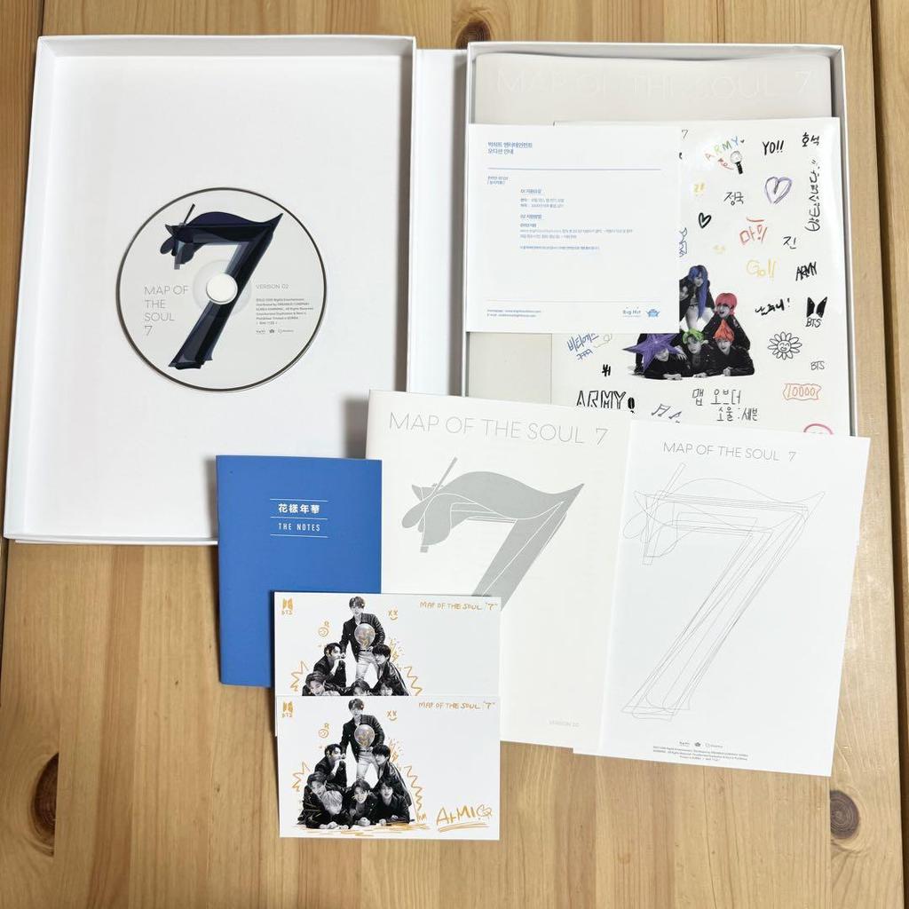 [USED] BTS MAP OF THE SOUL 7 4-piece set with trading cards