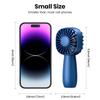 TOPK 1800mah Mini Portable fan,USB Electric Fan 3 Speeds rechargeable portable fan Eyelash hand fans for room Camping Supplies