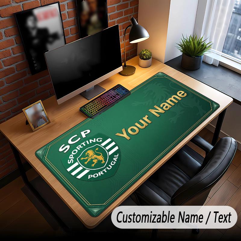 Large Mouse Pad Sporting CP Print Custom Name Text Desk Mat for Office Gaming