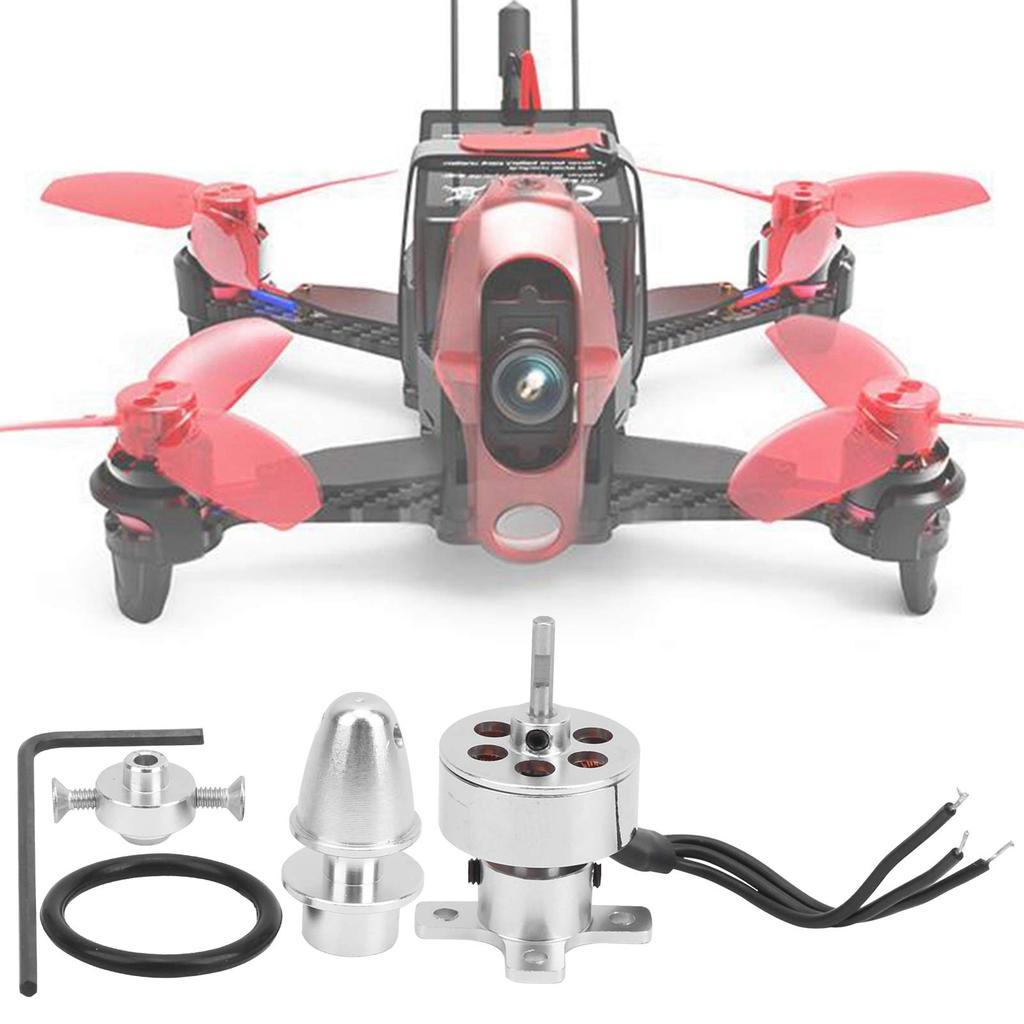 Brushless Motor, 1811 Metal Brushless Motor Accessory for RC Fixed-Wing Aircraft Quadcopter Models, 3000kv