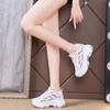 Mesh Women's Platform Shoes Fashion Height-enhancing Breathable Casual Shoes 2025 Summer Comfortable Soft-soled Sneakers Tenis