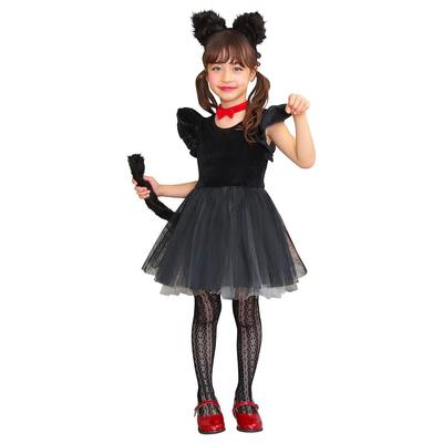Clearstone Cosplay Halloween Petit Chat Noir Black Cat Kids Girls 120cm