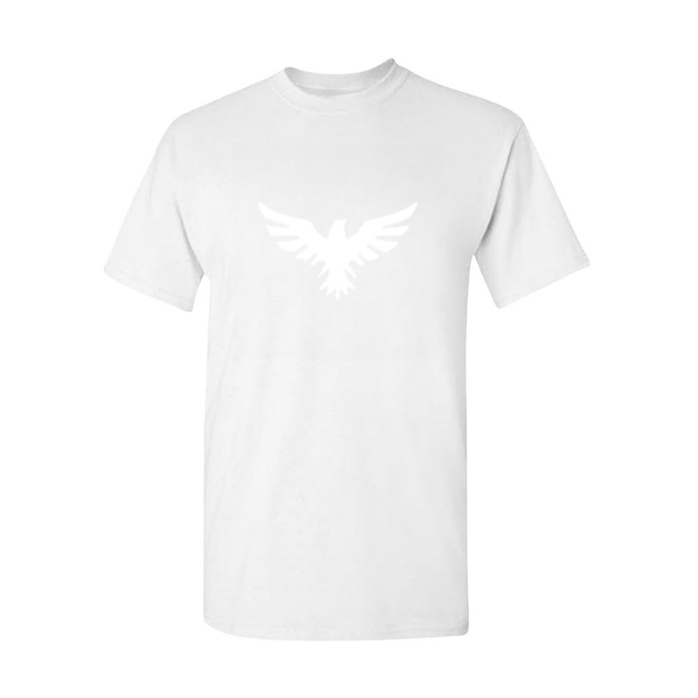 Lightweight Polyester T-shirt Men Summer Eagle Head Graphic Outdoor Leisure Oversized Breathable Comfortable Quick Dry Running T-shirt Top